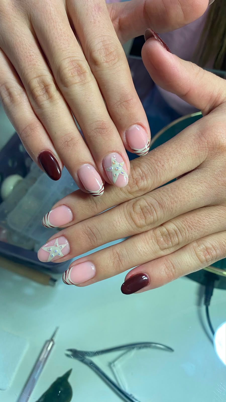 Diseño de uñas realizado en Namaste Nails
